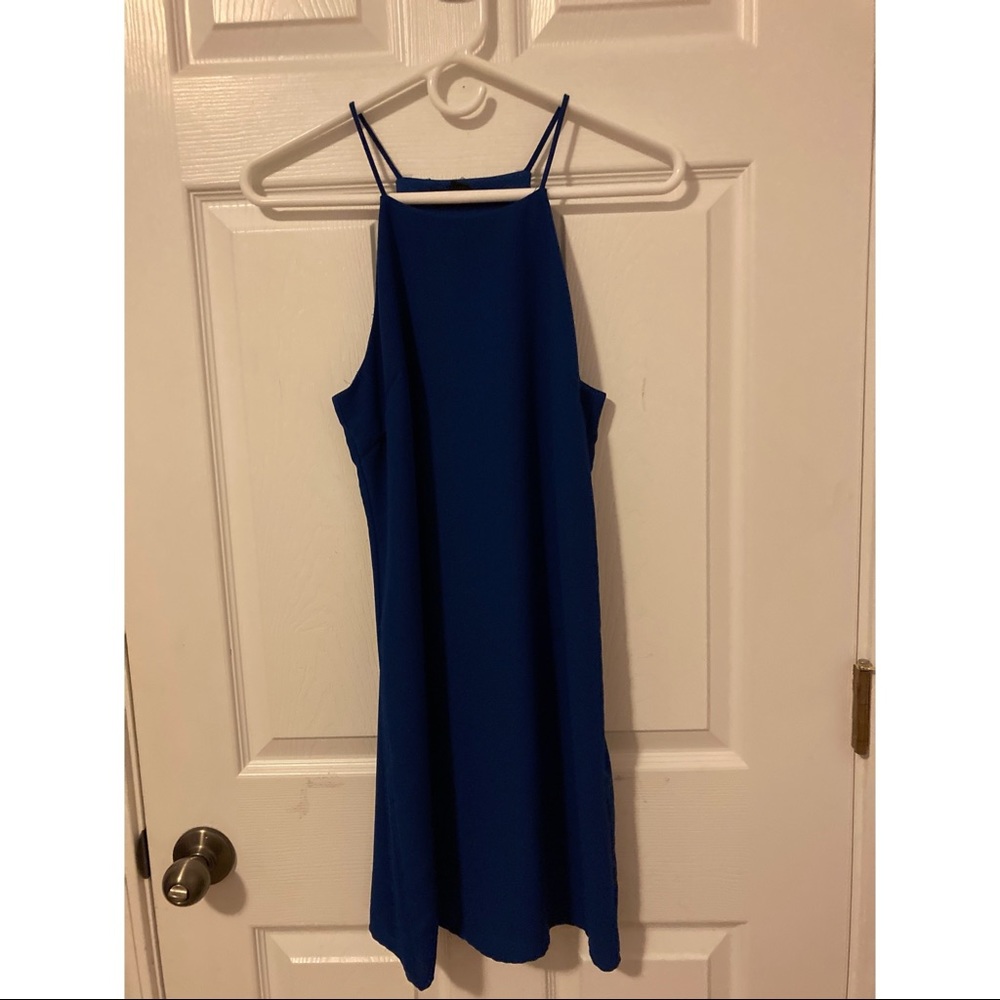 Royal blue dress